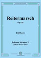Reitermarsch,Op.428,for Orchestra Orchestra sheet music cover